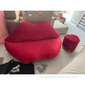 Modern Sofa Velvet Fabric van hoge kwaliteit HLR-37 Lipsofa